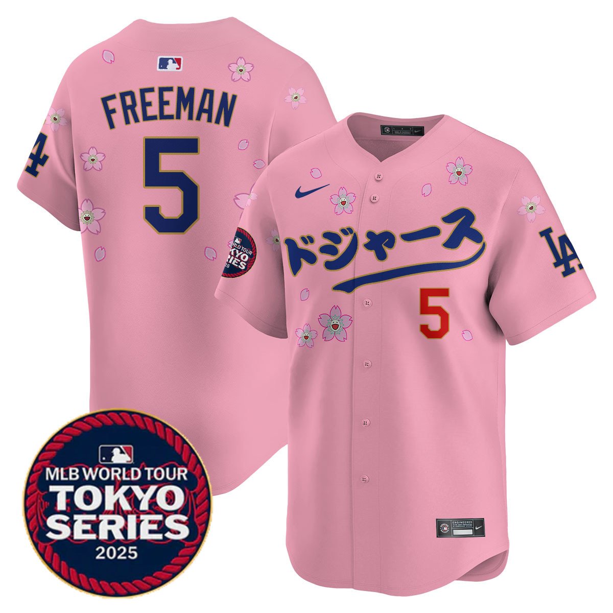 Men's Los Angeles Dodgers Tokyo Series 2025 Vapor Limited Jersey N6 - Stitched