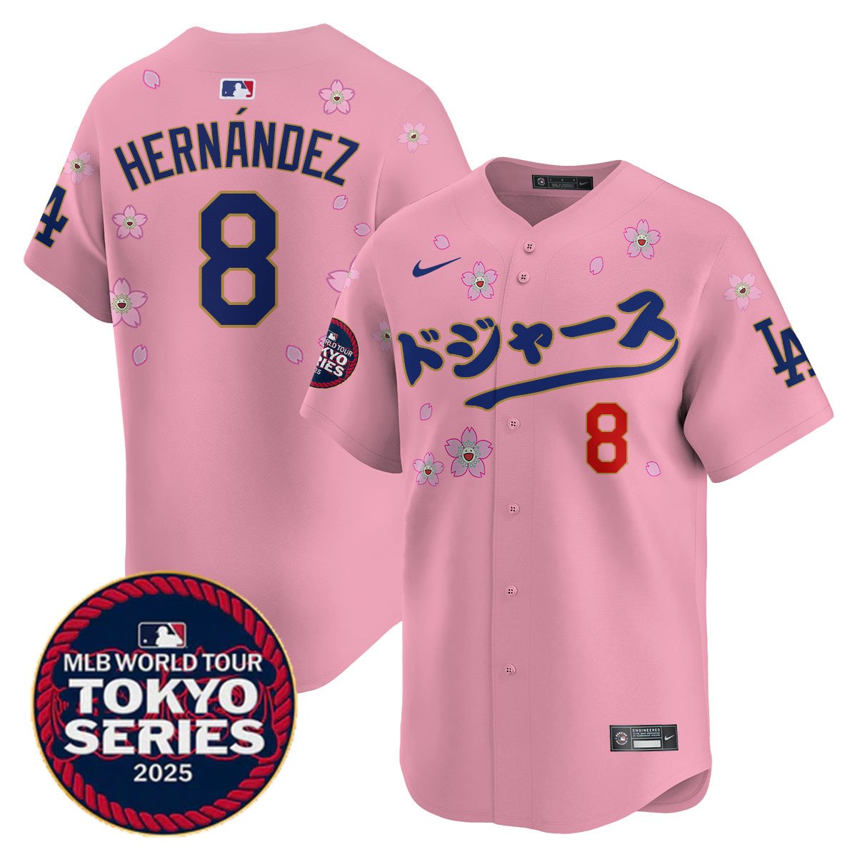 Men's Los Angeles Dodgers Tokyo Series 2025 Vapor Limited Jersey N6 - Stitched