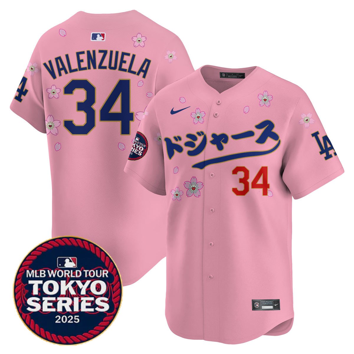 Men's Los Angeles Dodgers Tokyo Series 2025 Vapor Limited Jersey N6 - Stitched
