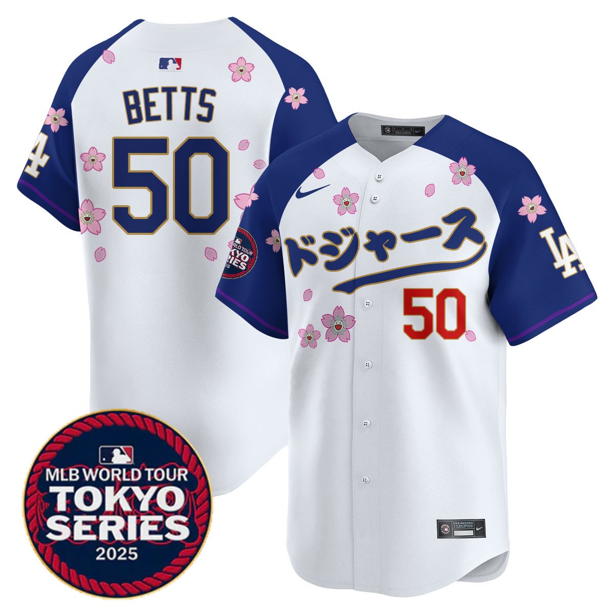Men's Los Angeles Dodgers Tokyo Series 2025 Vapor Limited Jersey N6 - Stitched