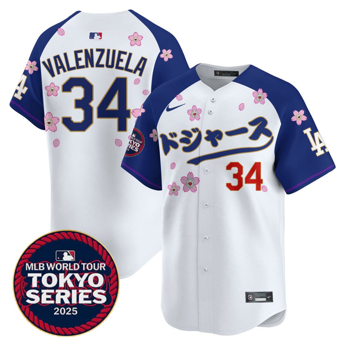 Men's Los Angeles Dodgers Tokyo Series 2025 Vapor Limited Jersey N6 - Stitched
