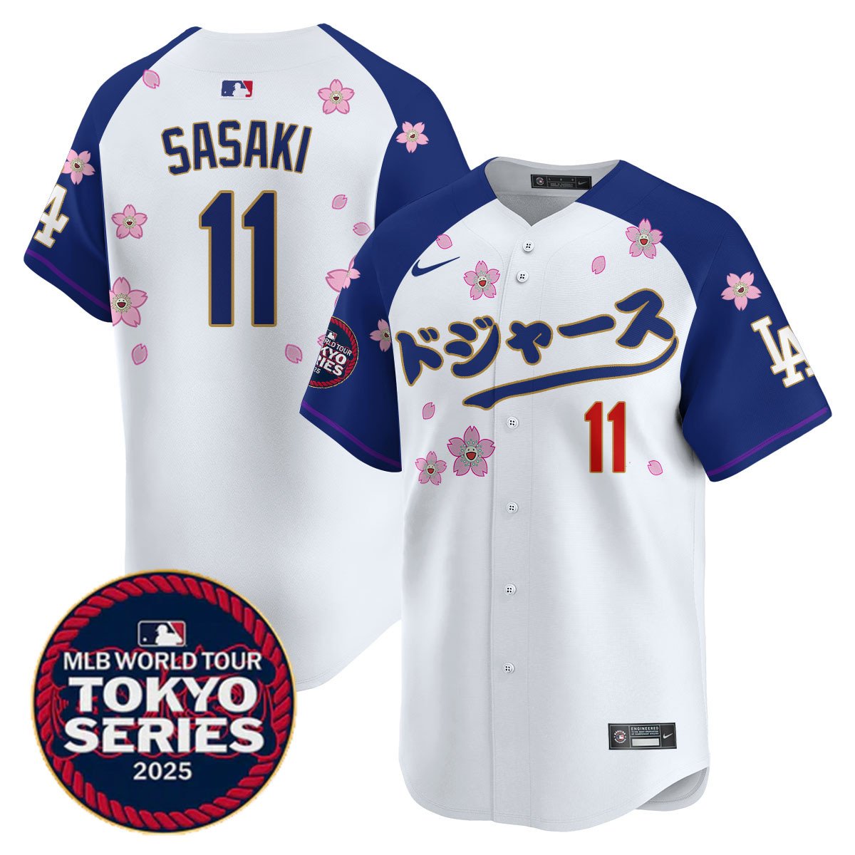 Men's Los Angeles Dodgers Tokyo Series 2025 Vapor Limited Jersey N6 - Stitched