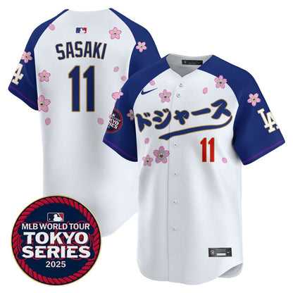 Men's Los Angeles Dodgers Tokyo Series 2025 Vapor Limited Jersey N6 - Stitched