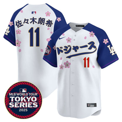 Men's Los Angeles Dodgers Tokyo Series 2025 Vapor Limited Jersey N6 - Stitched