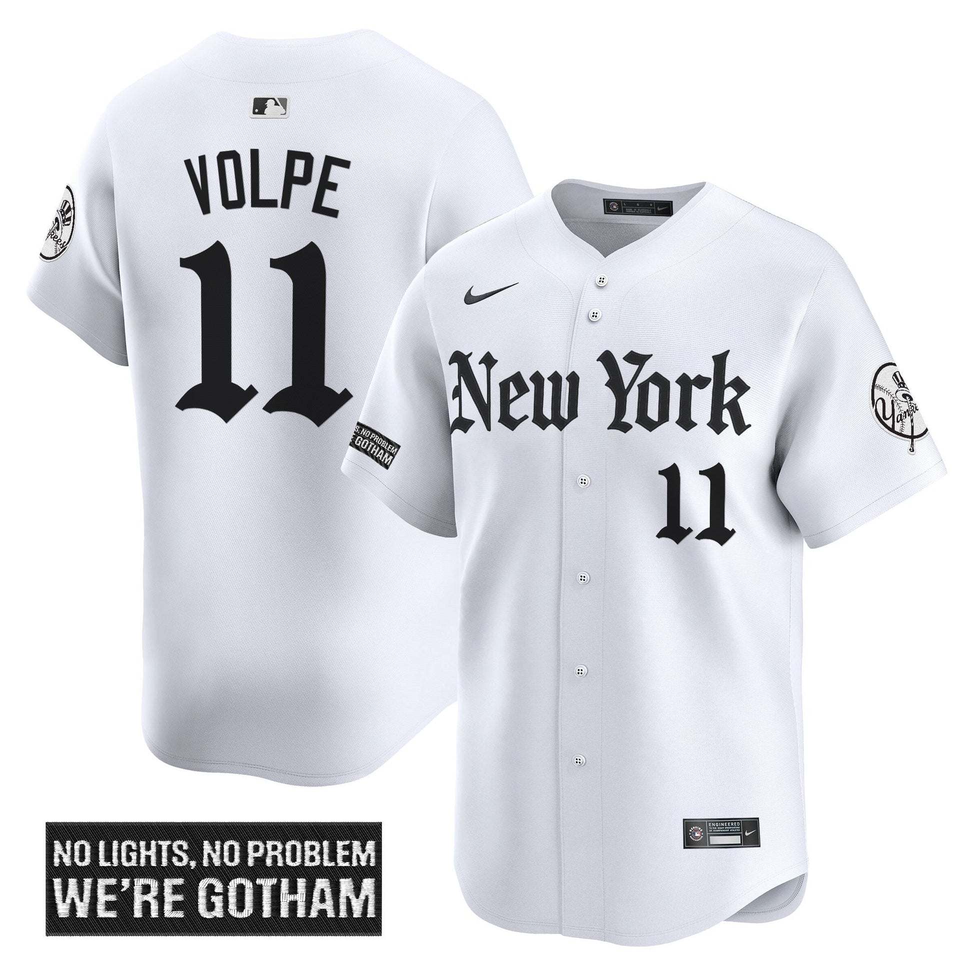 Men's New York Yankees 'Gothic Legacy Edition' Vapor Premier Limited Jersey - All Stitched