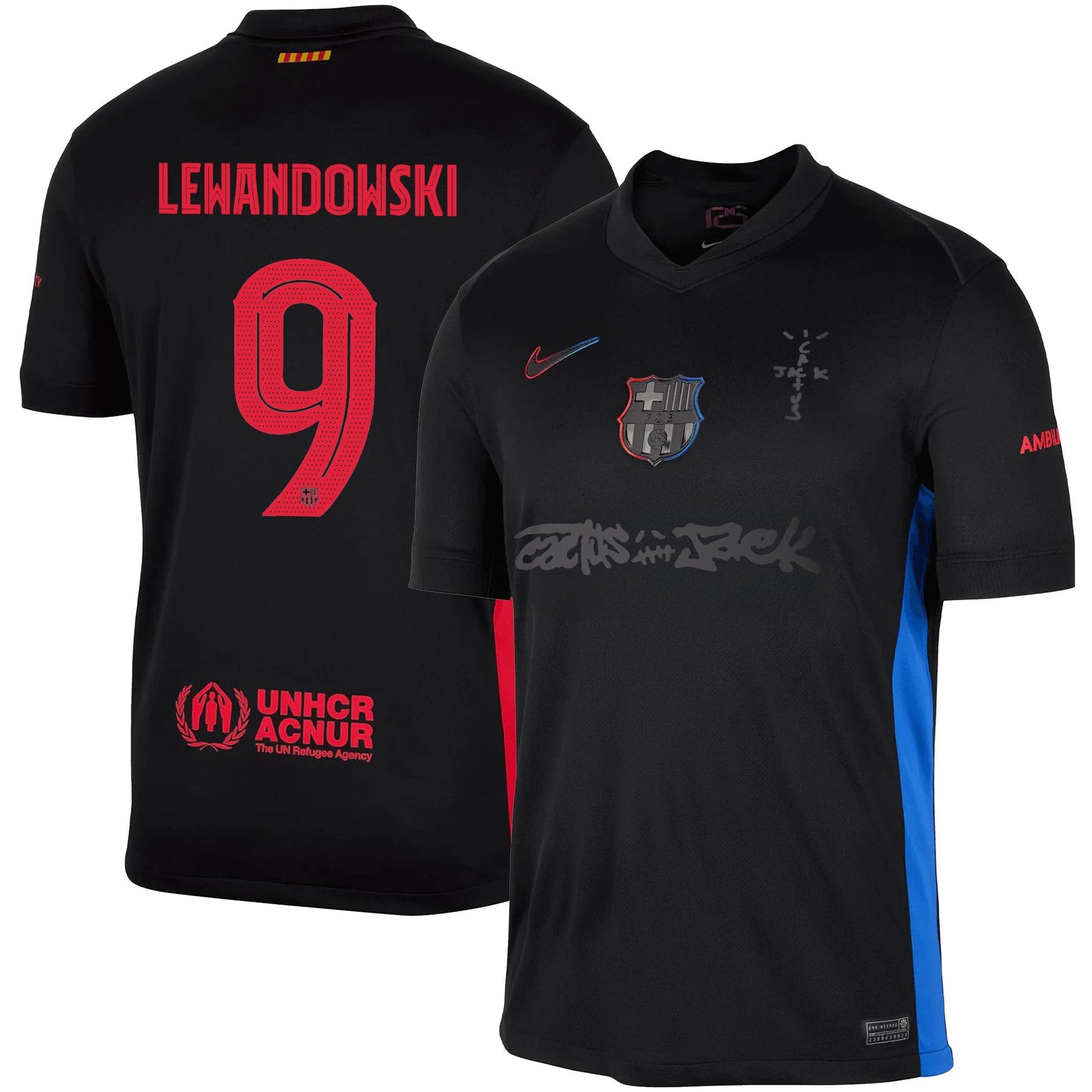 Men's FC Barcelona x Travis Scott Edition 2024/25 Limited Jersey