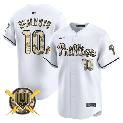 Philadelphia Phillies Armed Forces Day Vapor Premier Limited Jersey - All Stitched V2