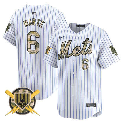 Mets Armed Forces Day Vapor Premier Limited Jersey - All Stitched