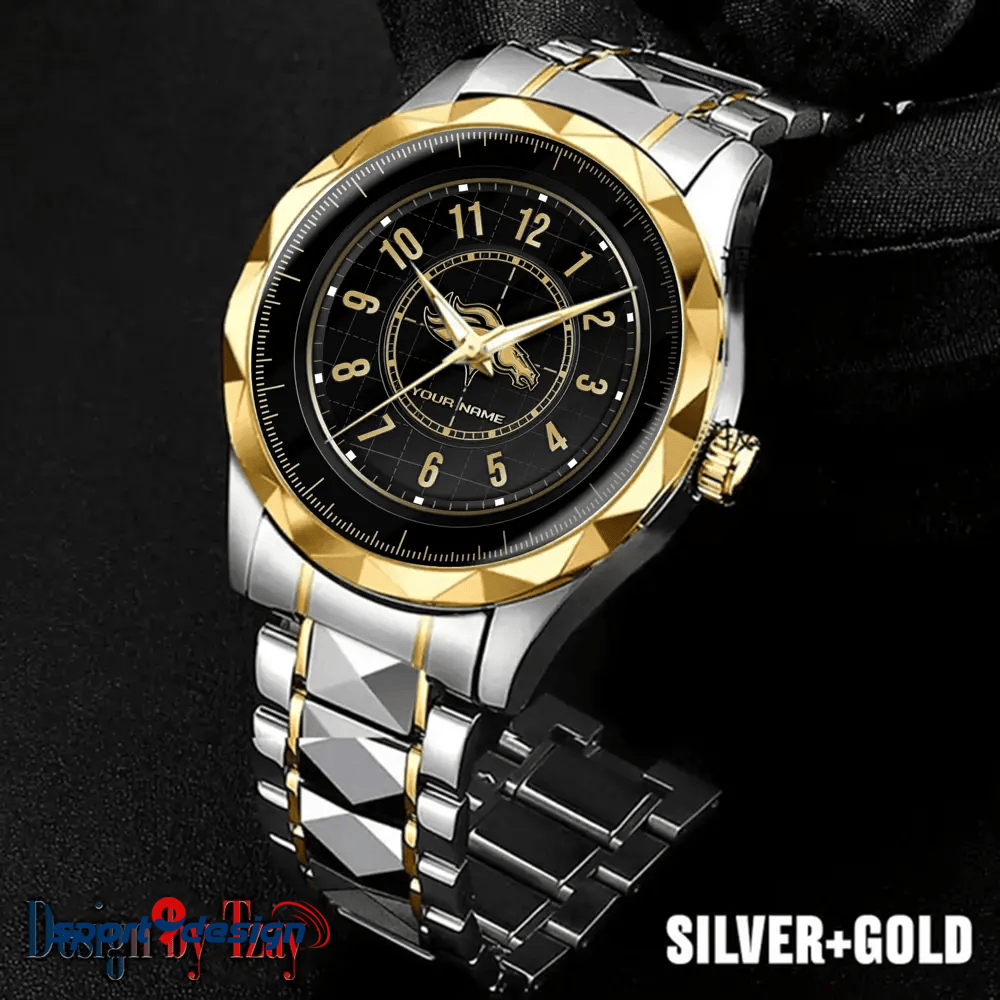 Denver Broncos Luxury Diamond Men Watch Trending 2025
