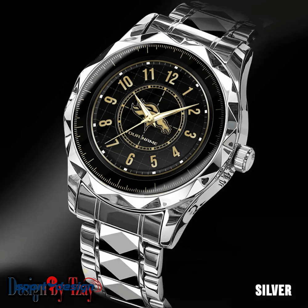 Denver Broncos Luxury Diamond Men Watch Trending 2025