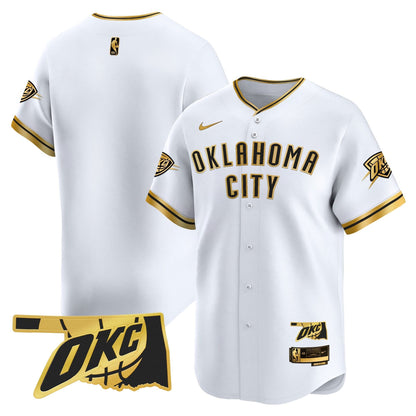 Men's Oklahoma City Thunder Vapor Baseball Jersey - All Stitched