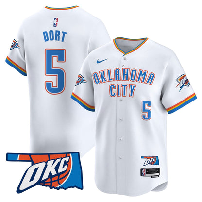 Men's Oklahoma City Thunder Vapor Baseball Jersey - All Stitched