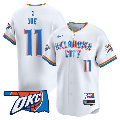 Men's Oklahoma City Thunder Vapor Baseball Jersey - All Stitched