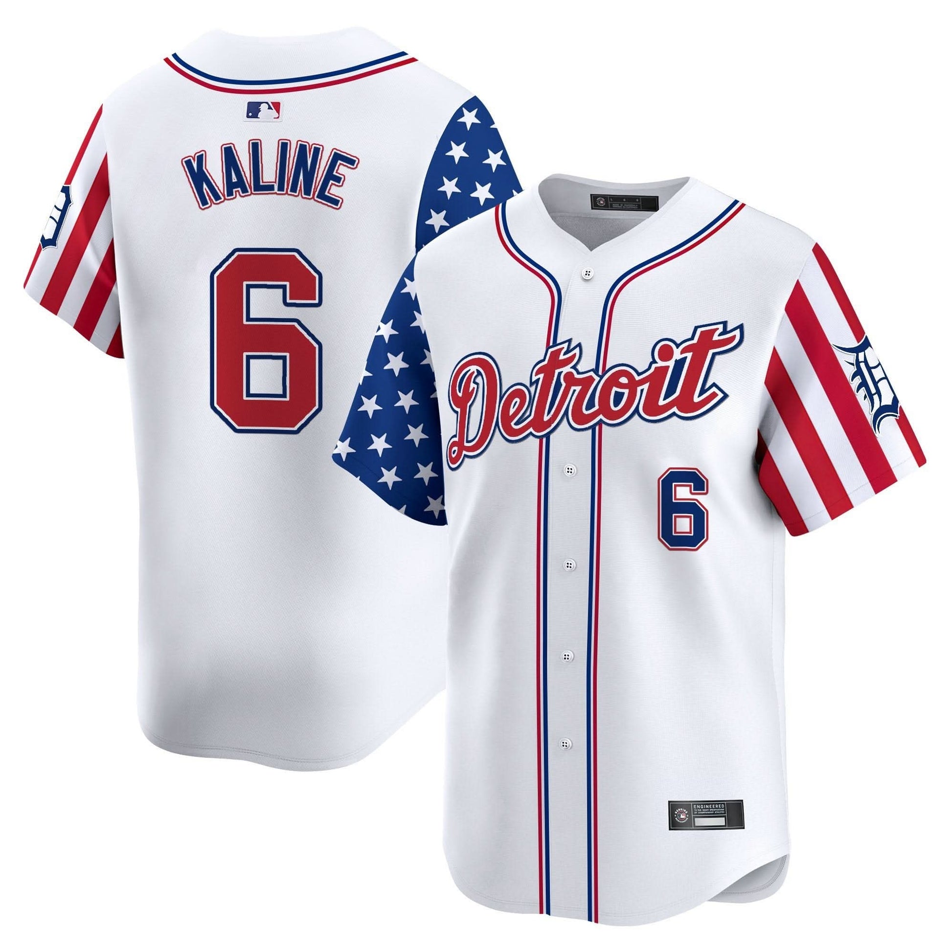 Men's Detroit Tigers 2025 Independence Day Vapor Premier Limited Jersey - All Stitched