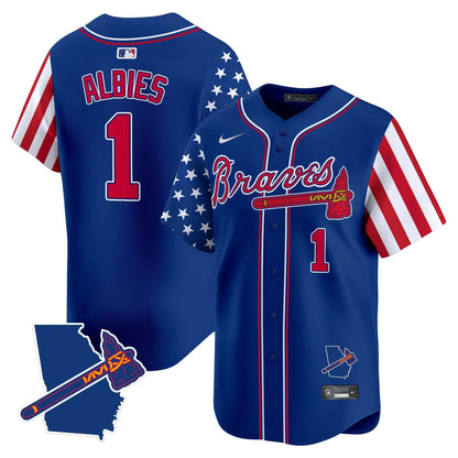 Men's Atlanta Braves 2025 Memorial Day Vapor Premier Limited Jersey - All Stitched
