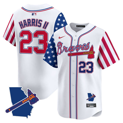 Men's Atlanta Braves 2025 Memorial Day Vapor Premier Limited Jersey - All Stitched