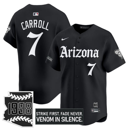 Men's Arizona Diamondbacks 'Gothic Desert Fang Edition' Vapor Premier Limited Jersey - All Stitched