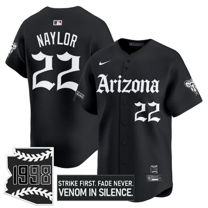 Men's Arizona Diamondbacks 'Gothic Desert Fang Edition' Vapor Premier Limited Jersey - All Stitched