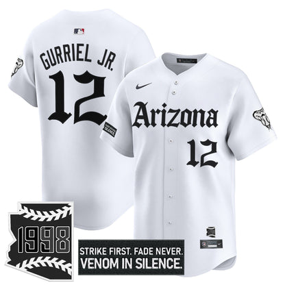 Men's Arizona Diamondbacks 'Gothic Desert Fang Edition' Vapor Premier Limited Jersey - All Stitched