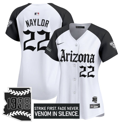 Women's Arizona Diamondbacks 'Gothic Desert Fang Edition' Vapor Premier Limited Jersey - All Stitched