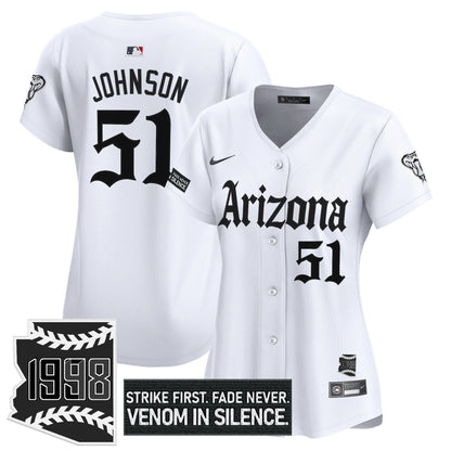 Women's Arizona Diamondbacks 'Gothic Desert Fang Edition' Vapor Premier Limited Jersey - All Stitched
