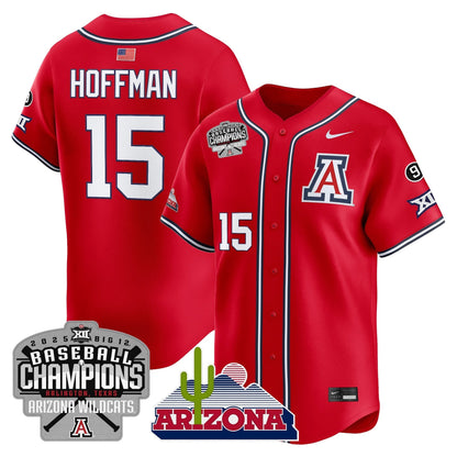 Men's Arizona Wildcats 2025 Big 12 Champions Vapor Premier Limited Jersey - All Stitched