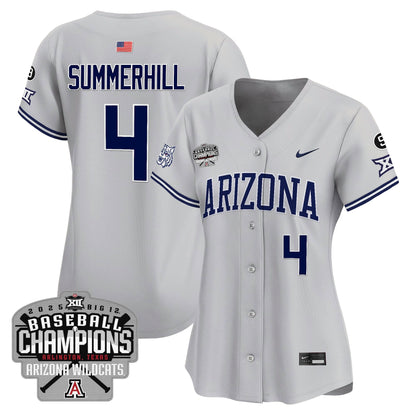 Women's Arizona Wildcats 2025 Big 12 Champions Vapor Premier Limited Jersey - All Stitched