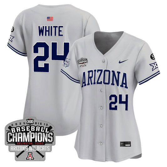 Women's Arizona Wildcats 2025 Big 12 Champions Vapor Premier Limited Jersey - All Stitched