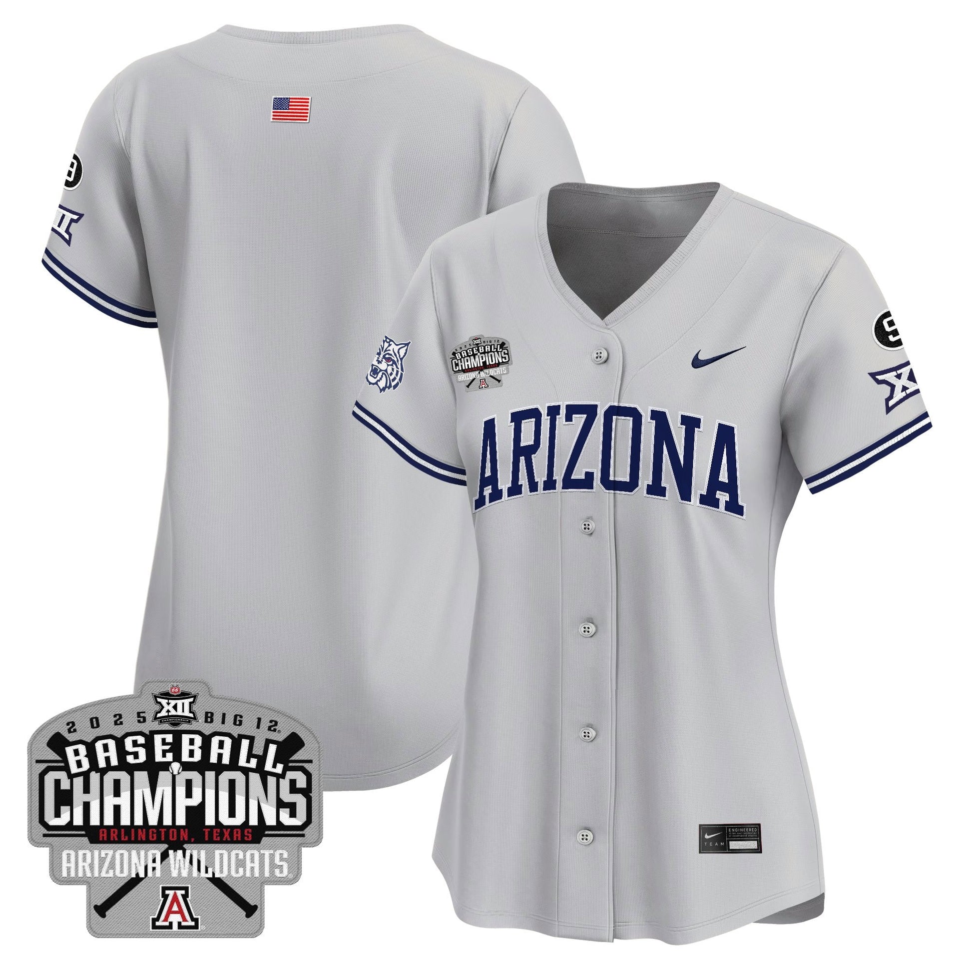 Women's Arizona Wildcats 2025 Big 12 Champions Vapor Premier Limited Jersey - All Stitched