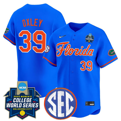 Men's Size - Florida Gators Softball 2025 World Series (WCWS) Vapor Premier Limited Jersey - All Stitched