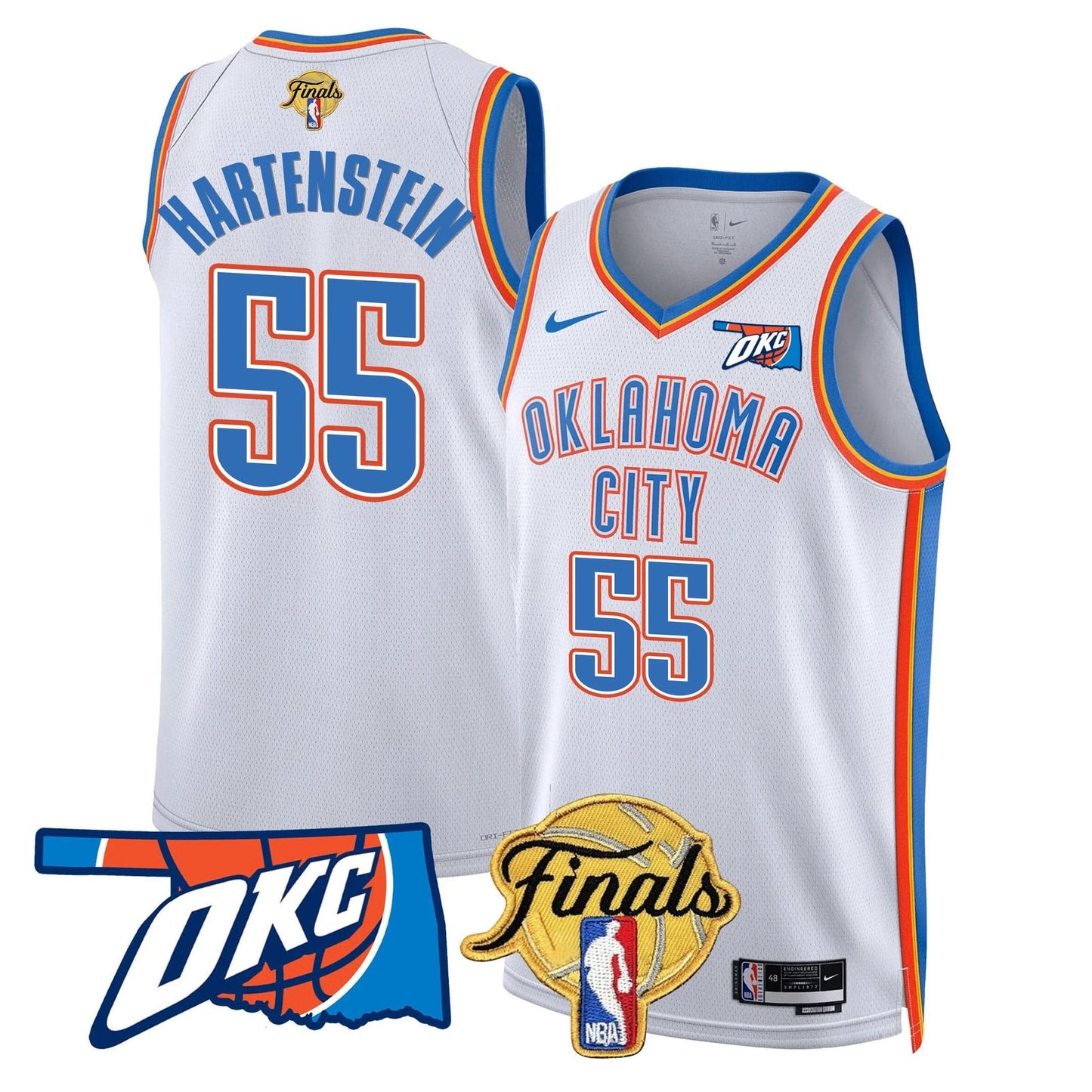 Men's Oklahoma City Thunder Jersey - Final Patch - All Stitched