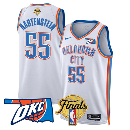 Men's Oklahoma City Thunder Jersey - Final Patch - All Stitched