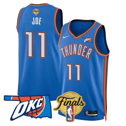 Men's Oklahoma City Thunder Jersey - Final Patch - All Stitched