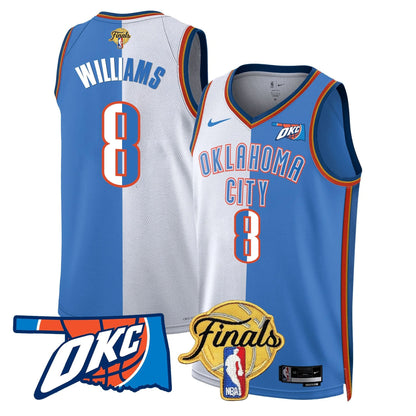 Men's Oklahoma City Thunder Jersey - Final Patch - All Stitched
