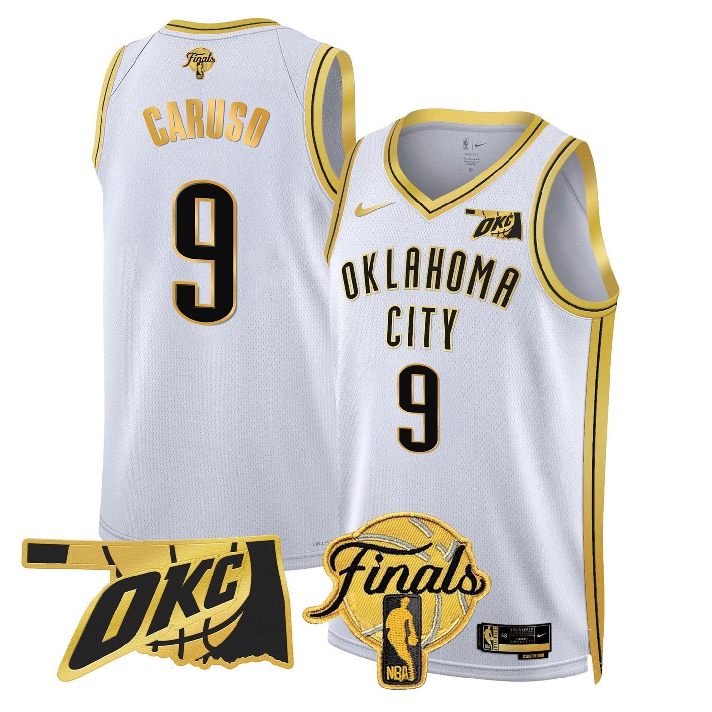 Men's Oklahoma City Thunder Jersey - Final Patch - All Stitched