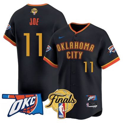 Oklahoma City Thunder Baseball Jersey - Final Patch - All Stitched