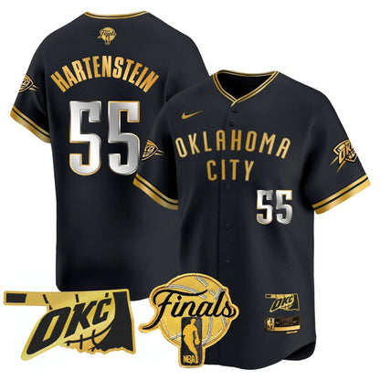 Oklahoma City Thunder Baseball Jersey - Final Patch - All Stitched