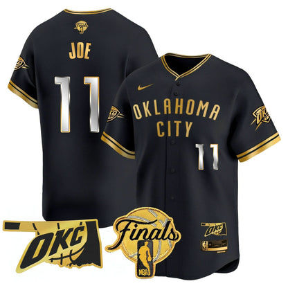 Oklahoma City Thunder Baseball Jersey - Final Patch - All Stitched