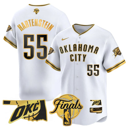 Oklahoma City Thunder Baseball Jersey - Final Patch - All Stitched