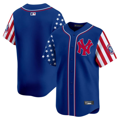 Men's New York Yankees 2025 Independence Day Vapor Premier Limited Jersey - All Stitched