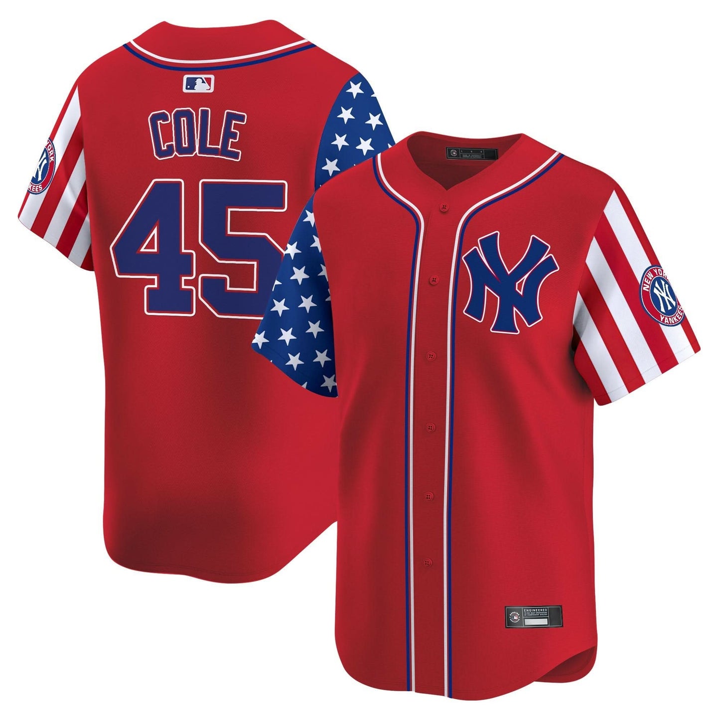 Men's New York Yankees 2025 Independence Day Vapor Premier Limited Jersey - All Stitched