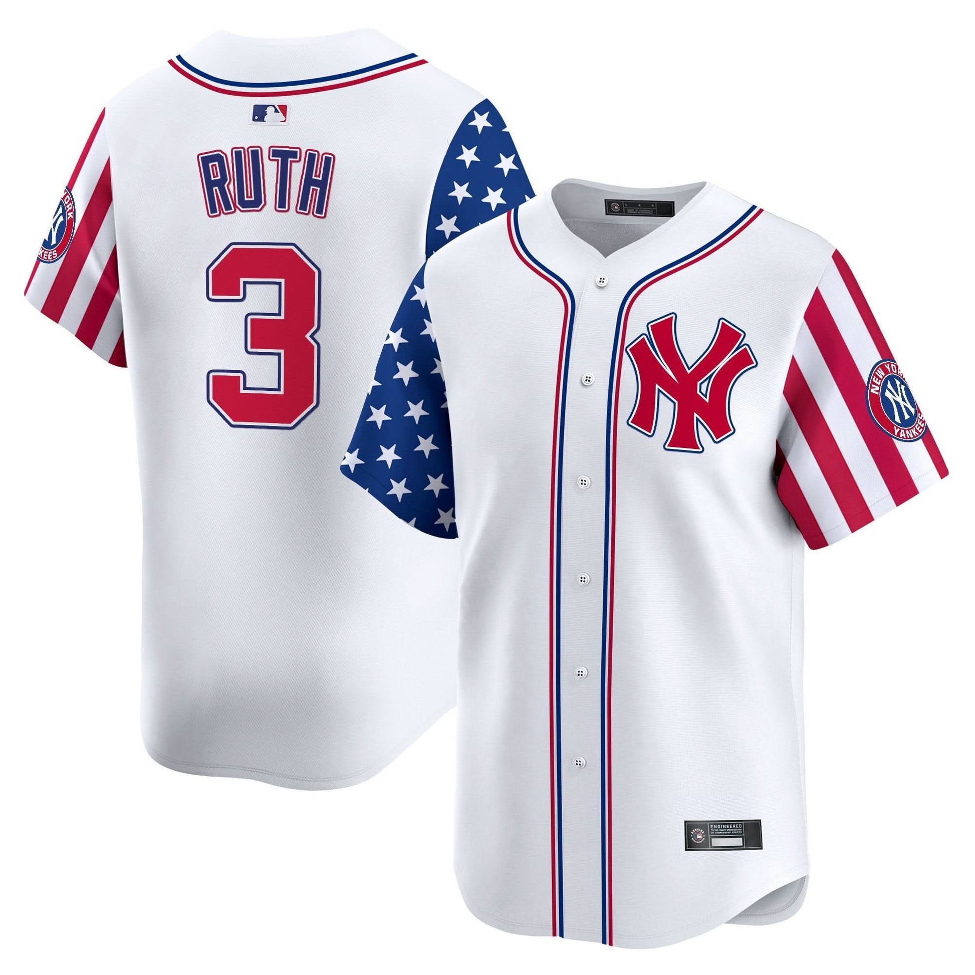 Men's New York Yankees 2025 Independence Day Vapor Premier Limited Jersey - All Stitched