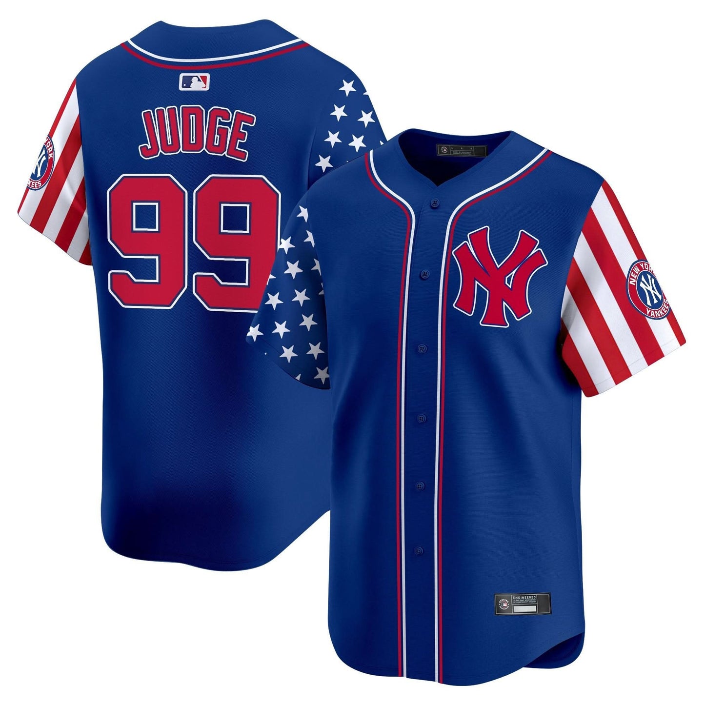 Men's New York Yankees 2025 Independence Day Vapor Premier Limited Jersey - All Stitched