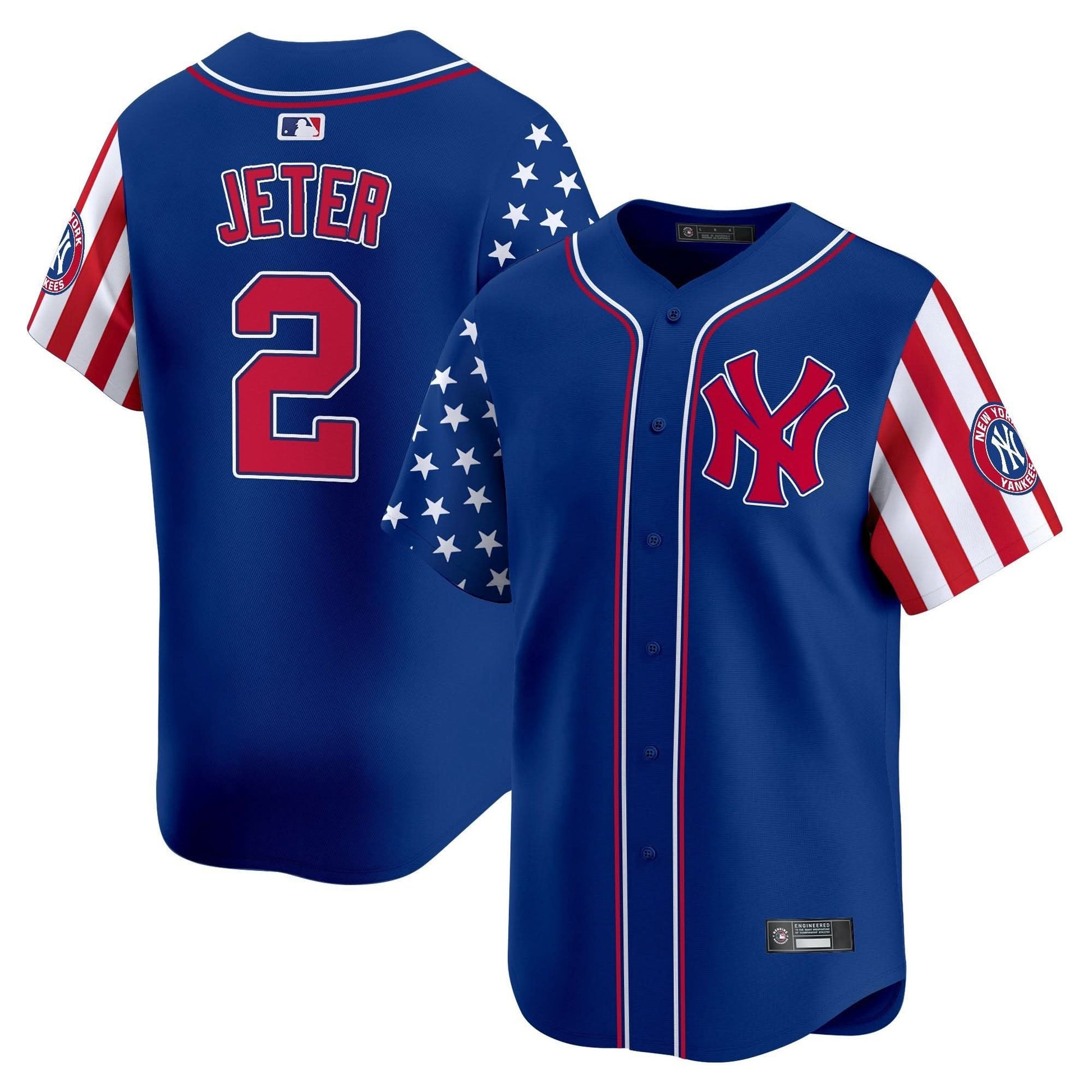 Men's New York Yankees 2025 Independence Day Vapor Premier Limited Jersey - All Stitched