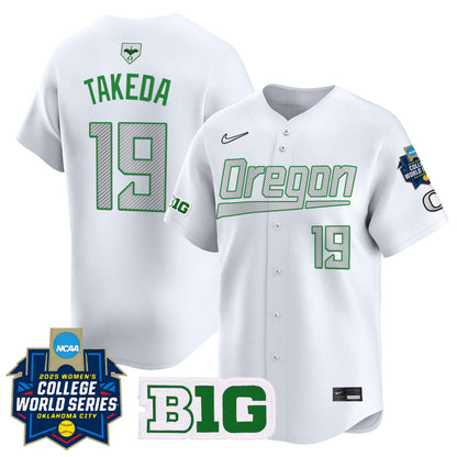 Men's size - Oregon Ducks Softball 2025 World Series (WCWS) Vapor Premier Limited Jersey - All Stitched