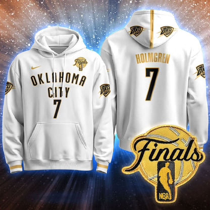 Oklahoma City Thunder Hoodie - Final Patch - All Stitched