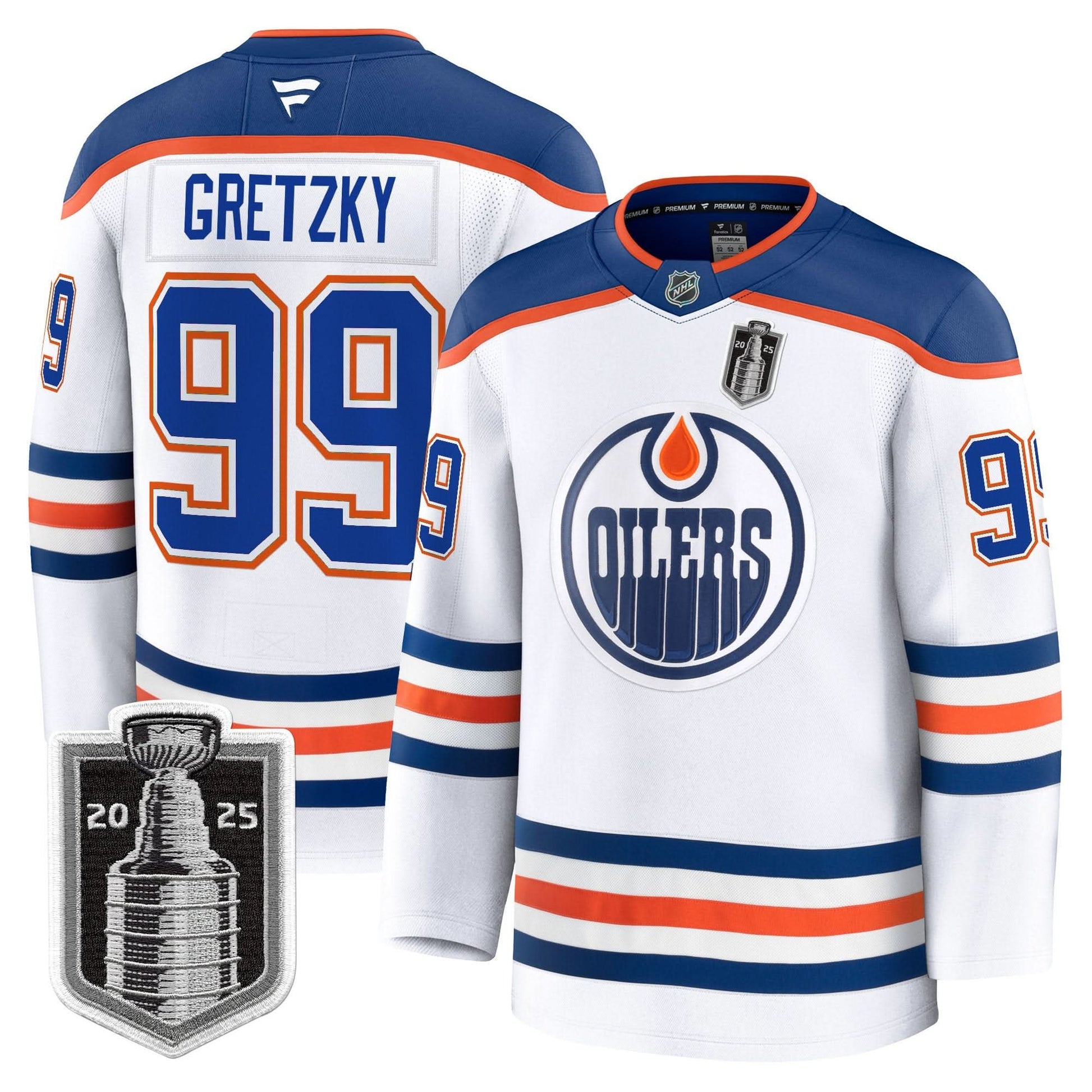 Men's Edmonton Oilers 2025 Stanley Cup Final Premium Jersey - All Stitched