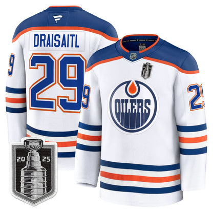Men's Edmonton Oilers 2025 Stanley Cup Final Premium Jersey - All Stitched