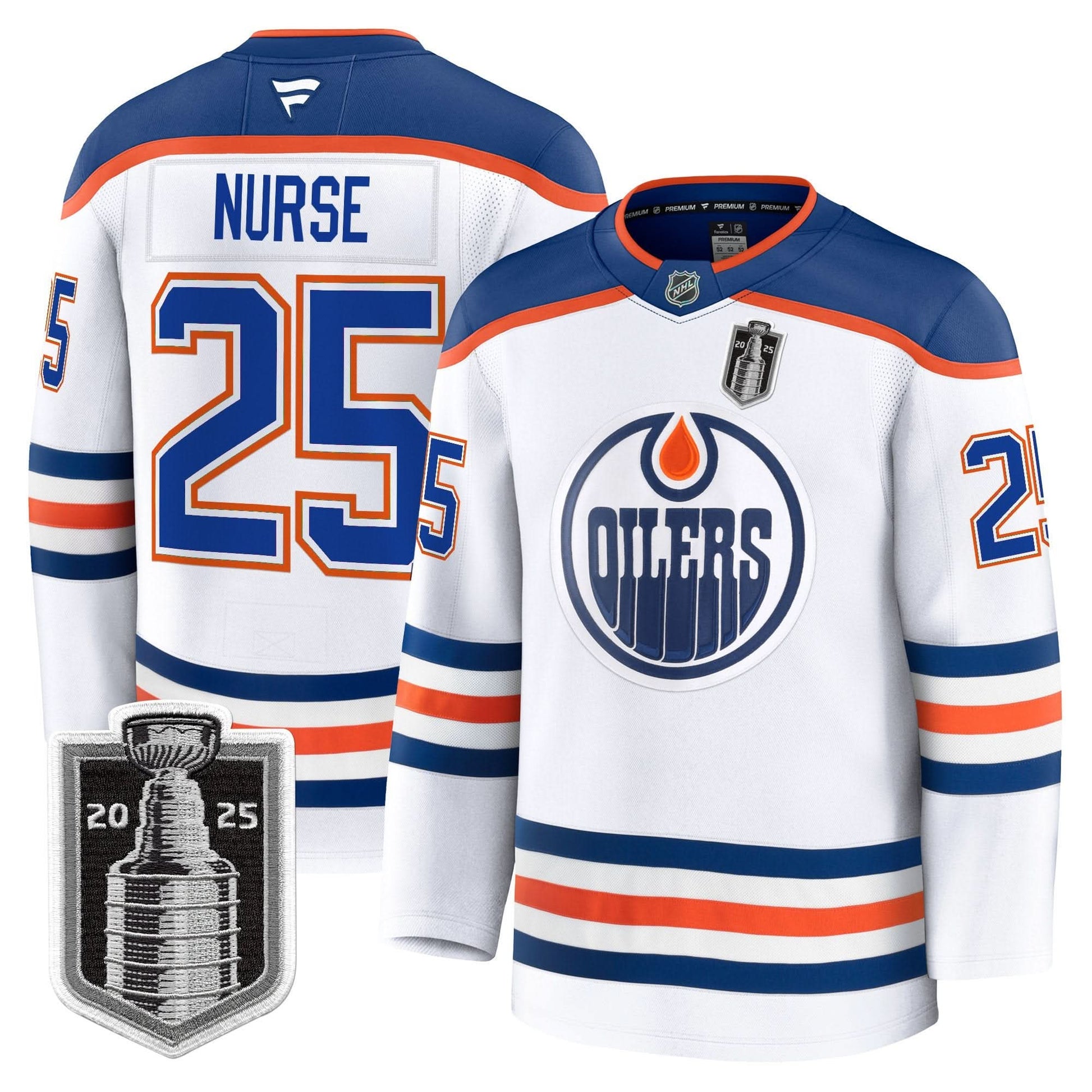 Men's Edmonton Oilers 2025 Stanley Cup Final Premium Jersey - All Stitched
