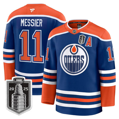 Men's Edmonton Oilers 2025 Stanley Cup Final Premium Jersey - All Stitched